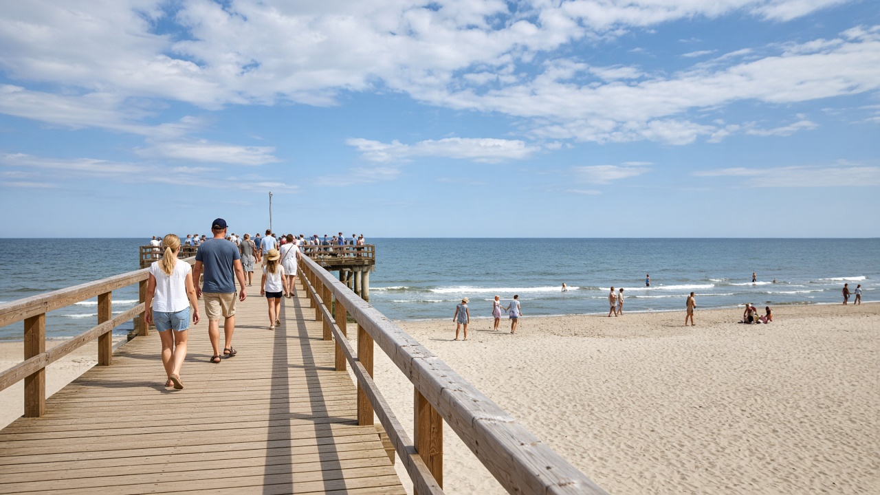 The Baltic coast in Poland