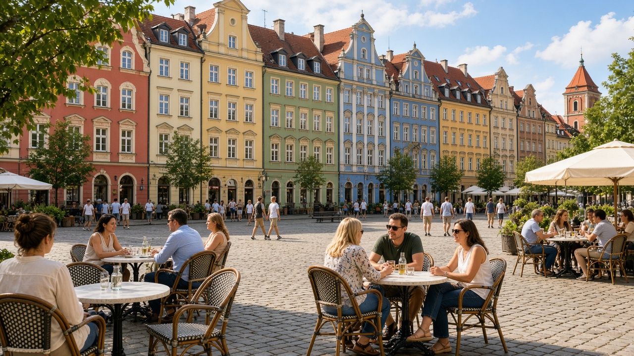 A square in Poland